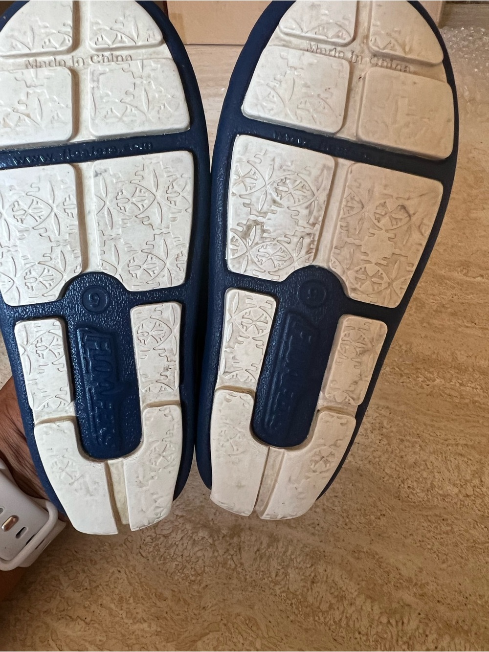 Boys Floafer Slip-On Perforated Navy Comfort Loafers - MSRP $45 - Picture 4 of 7